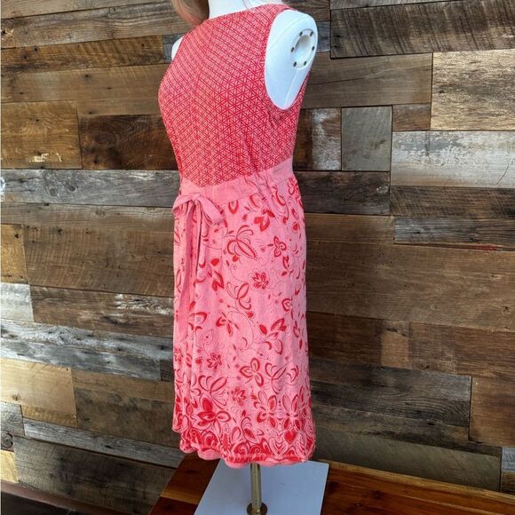 Athleta Vyasa Pink Burnout Sleeveless Tie Back Tank Dress
Sz M - Picture 2 of 16